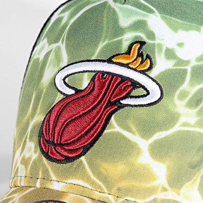 Casquette Trucker Summer City Miami Heat Vert