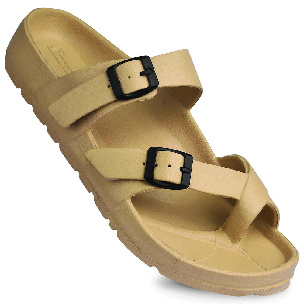 Paragon Comfort Fit Trendy Beige Casual Slides for Men AG29M