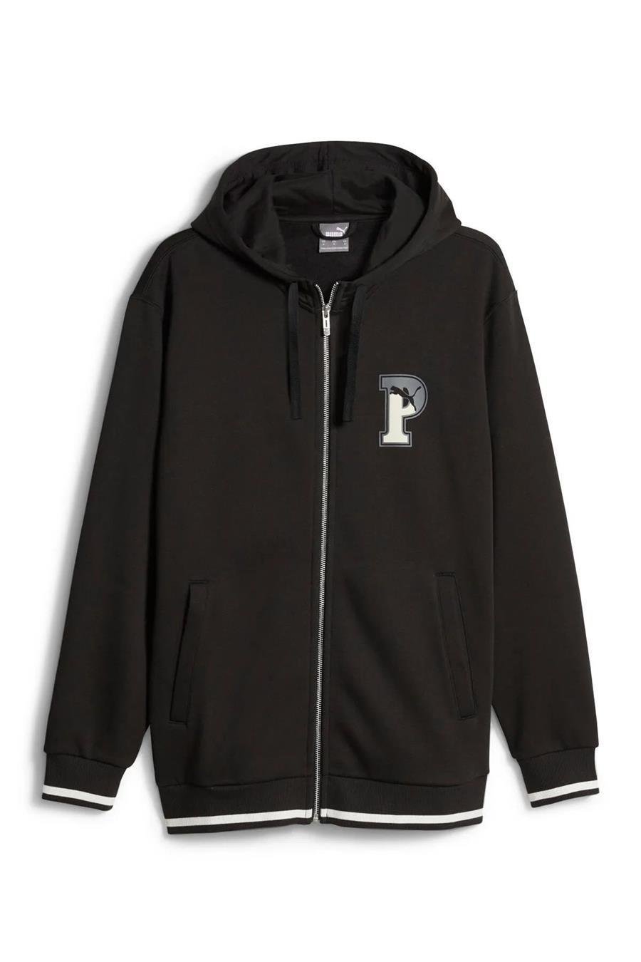 Puma 676789 01 Puma Squad Fz Hoodie Fl Puma Black Adult Men's Sweatshirt