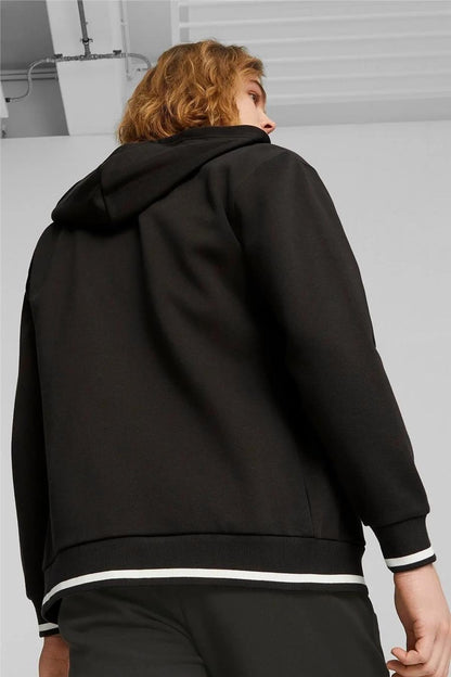 Puma 676789 01 Puma Squad Fz Hoodie Fl Puma Black Adult Men's Sweatshirt