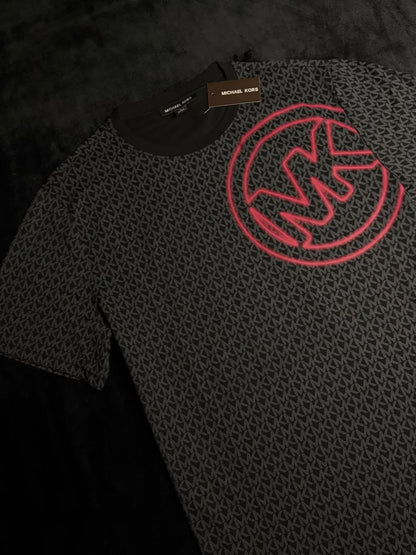 t-shirt michael kors ot552mhfv4 black
