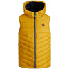JACK &JONES Hero vest, 12211789-Harvest Gold CONTRAST ZIP Yellow