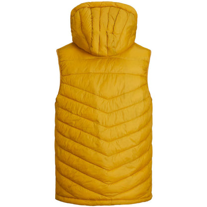 JACK &JONES Hero vest, 12211789-Harvest Gold CONTRAST ZIP Yellow
