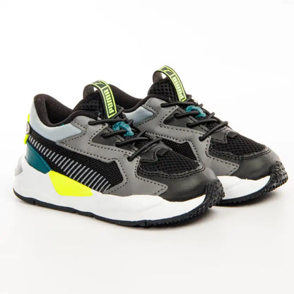 Basket basse garcon Puma Noir RS-Z core ac inf Ref 384728-06