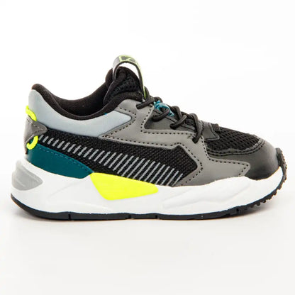Basket basse garcon Puma Noir RS-Z core ac inf Ref 384728-06