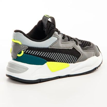 Basket basse garcon Puma Noir RS-Z core ac inf Ref 384728-06