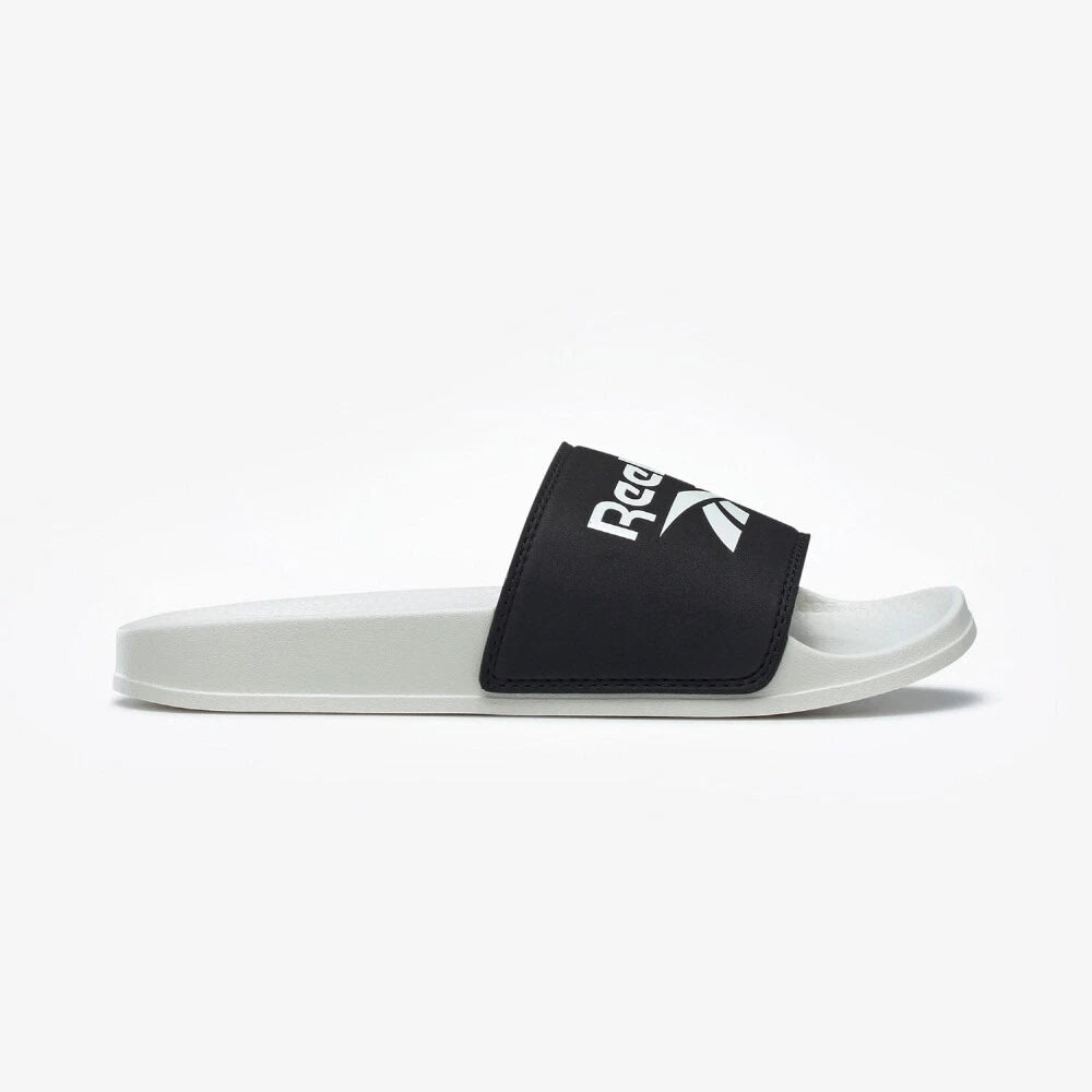 New Womens Reebok FULGERE SLIDE BLACK / WHITE HR0688