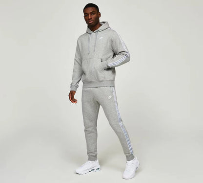 Nike Genuine Tape Tracksuit Hoodie Top & Bottoms Grey Various Sizes FB7296-063