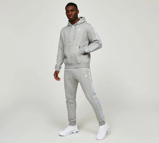 Nike Genuine Tape Tracksuit Hoodie Top & Bottoms Grey Various Sizes FB7296-063