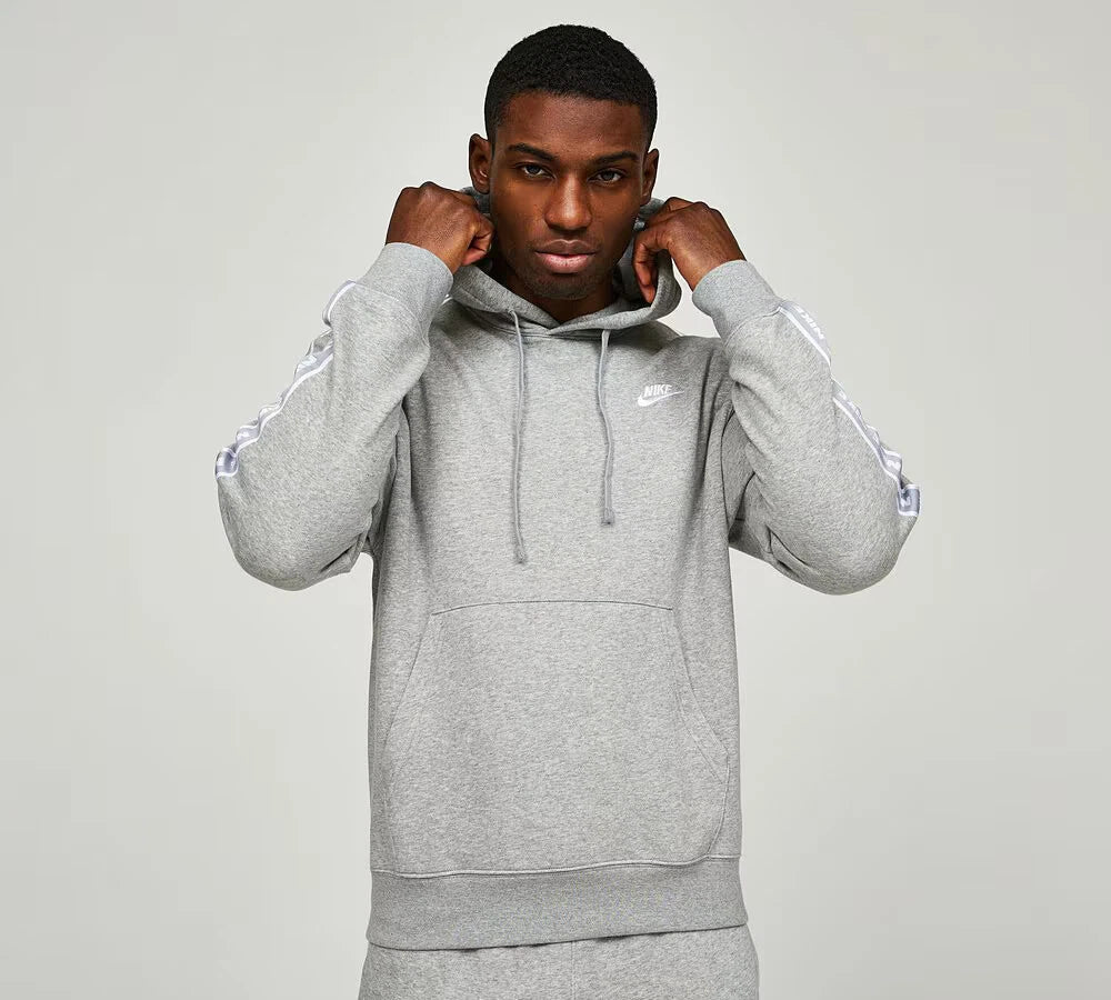 Nike Genuine Tape Tracksuit Hoodie Top & Bottoms Grey Various Sizes FB7296-063