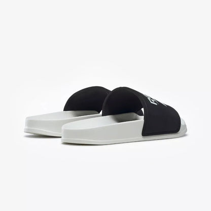 New Womens Reebok FULGERE SLIDE BLACK / WHITE HR0688