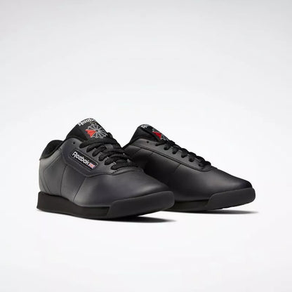Reebok Classic Princess Women's Shoes Sz 8.5 Athletic Sneaker Black Trainer 00120