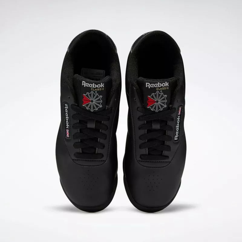 Reebok Classic Princess Women's Shoes Sz 8.5 Athletic Sneaker Black Trainer 00120