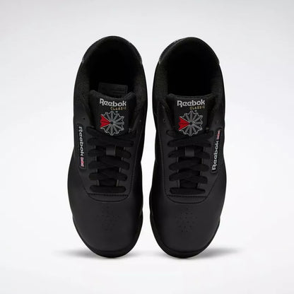 Reebok Classic Princess Women's Shoes Sz 8.5 Athletic Sneaker Black Trainer 00120