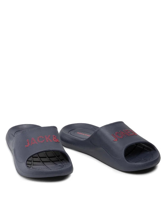 claquette Jack&Jones plastic bleu nuit  12204005