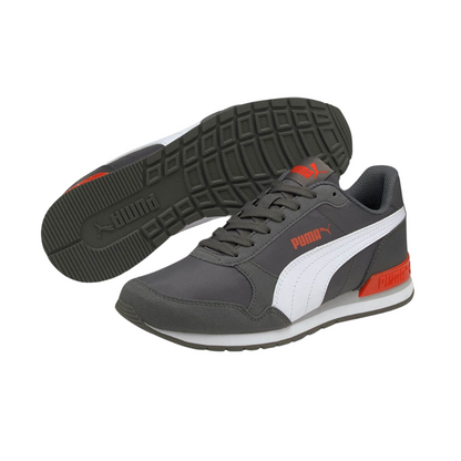 St Runner V2 Nl Jr Dark Shadow-Puma Whit 365293-34