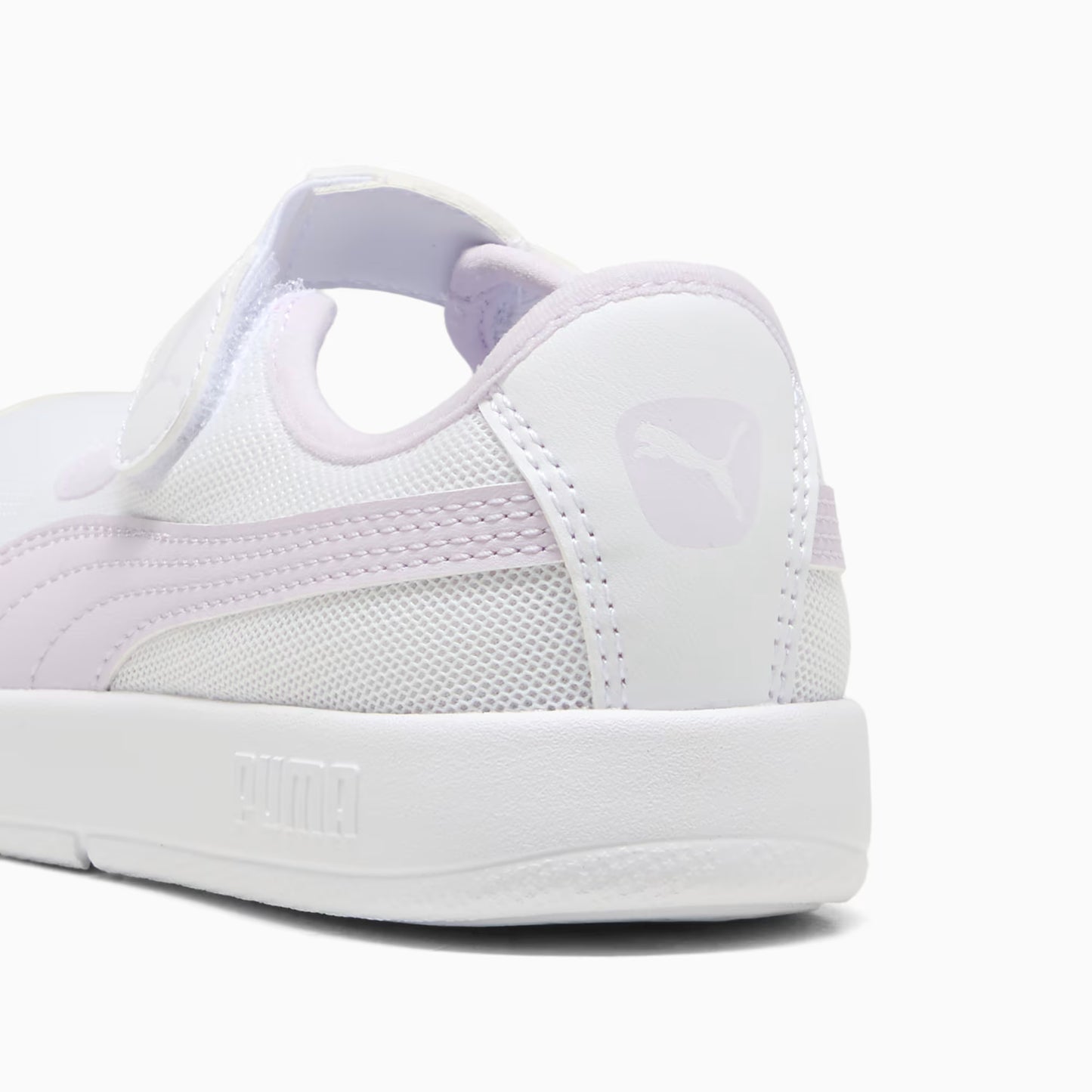 Puma Kids Courtflex V3 Lina V Ps White-Lilac Shoes  400578-01